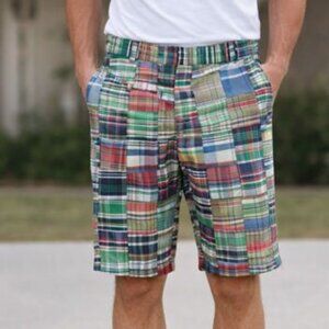 Polo Ralph Lauren Cotton Plaid Golf Shorts 36 waist